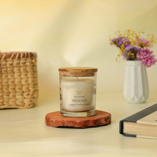 Presence Candle – Bergamot, Sandalwood & Bayleaf