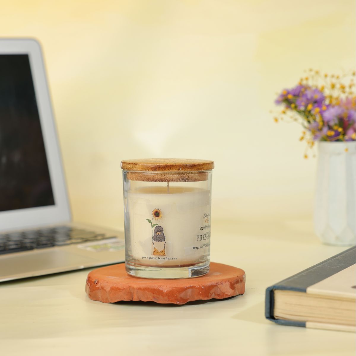 Presence Candle – Bergamot, Sandalwood & Bayleaf