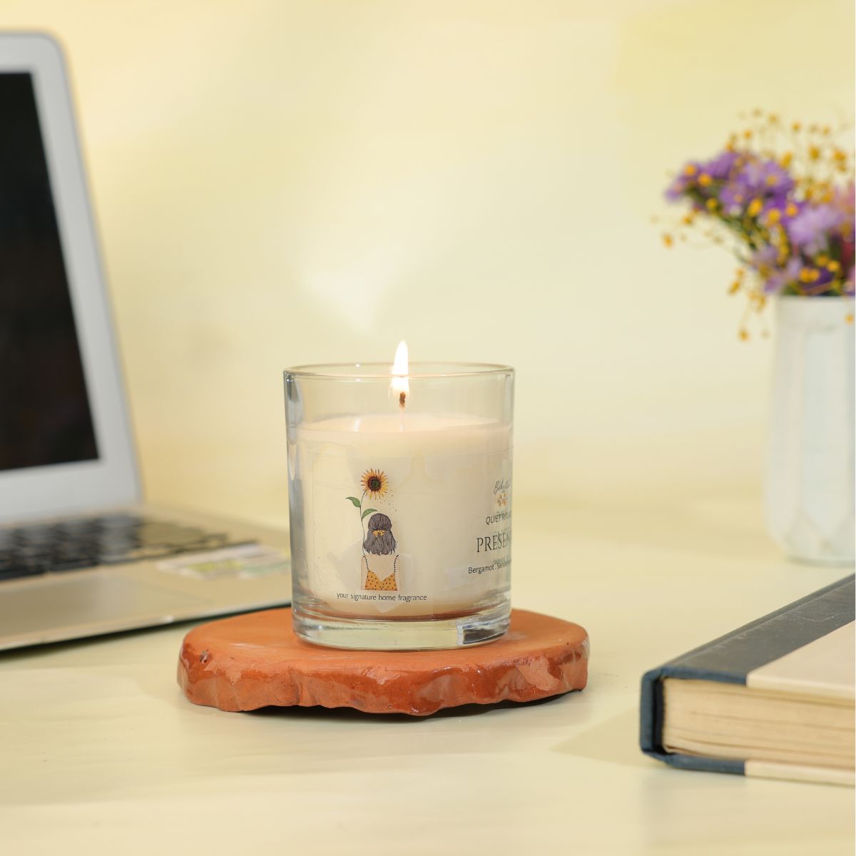 Presence Candle – Bergamot, Sandalwood & Bayleaf