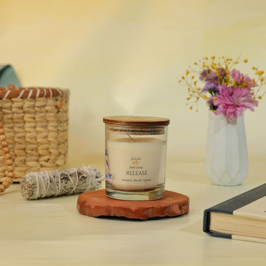 Release Candle – Rosemary, Bayleaf & Cypress