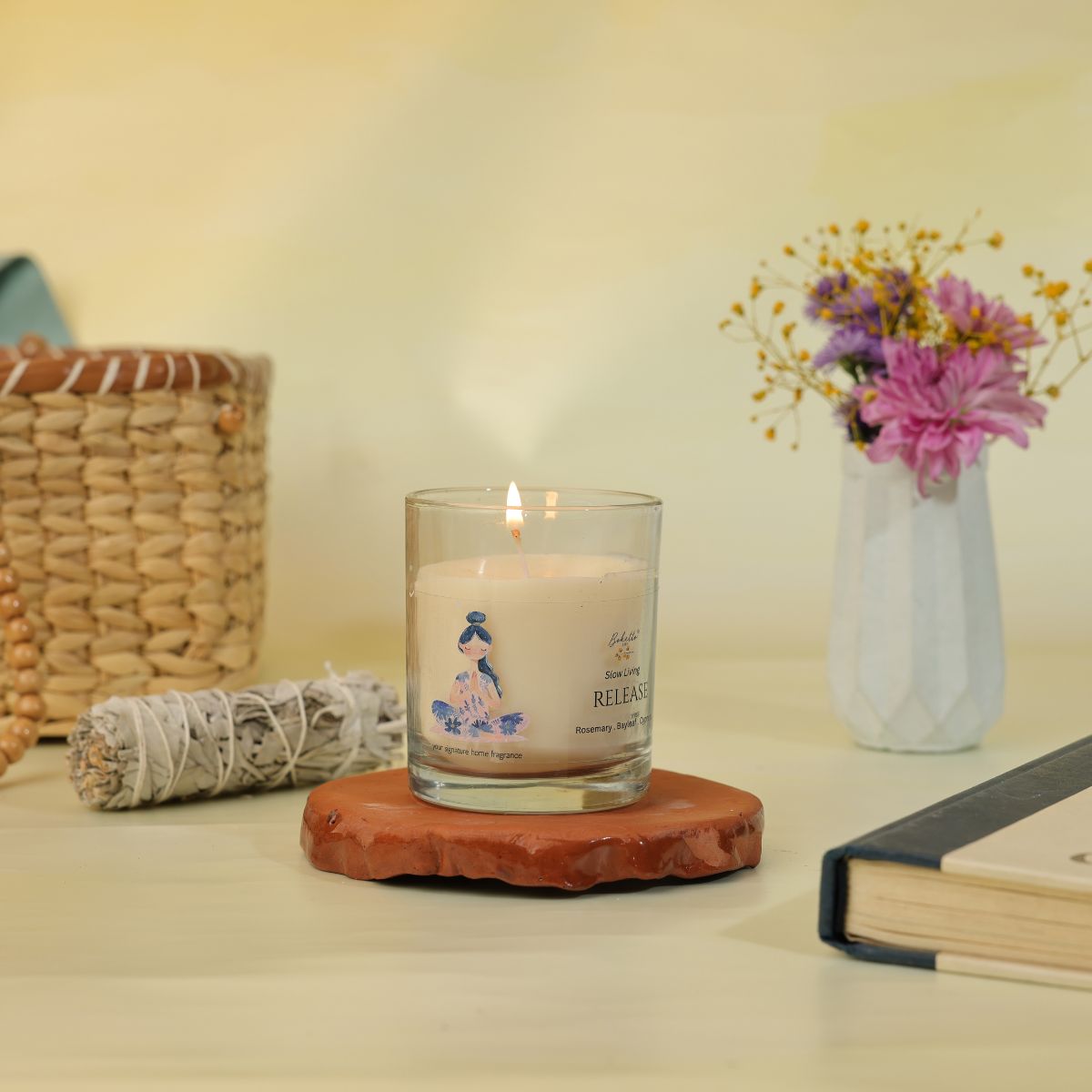 Release Candle – Rosemary, Bayleaf & Cypress