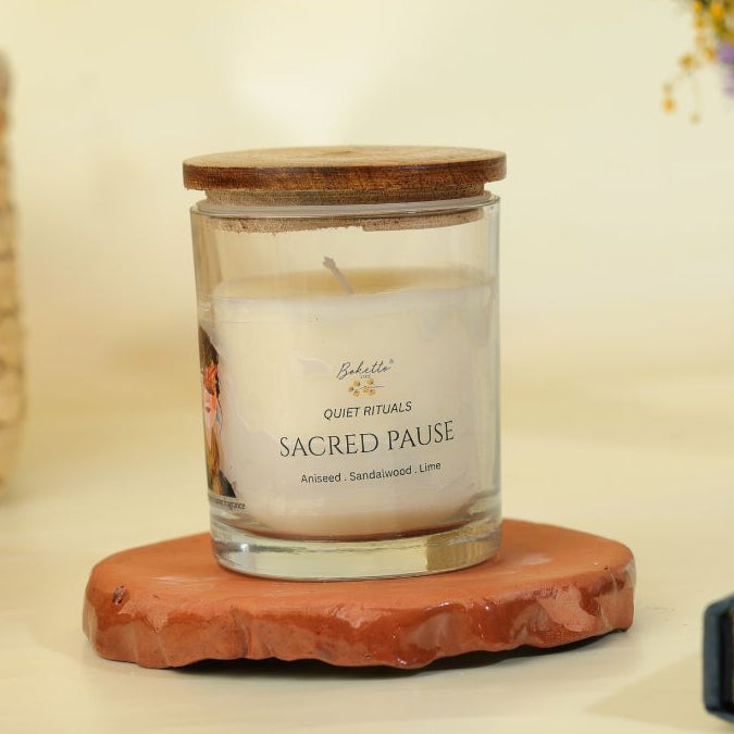 Sacred Pause Candle – Aniseed, Sandalwood & Lime