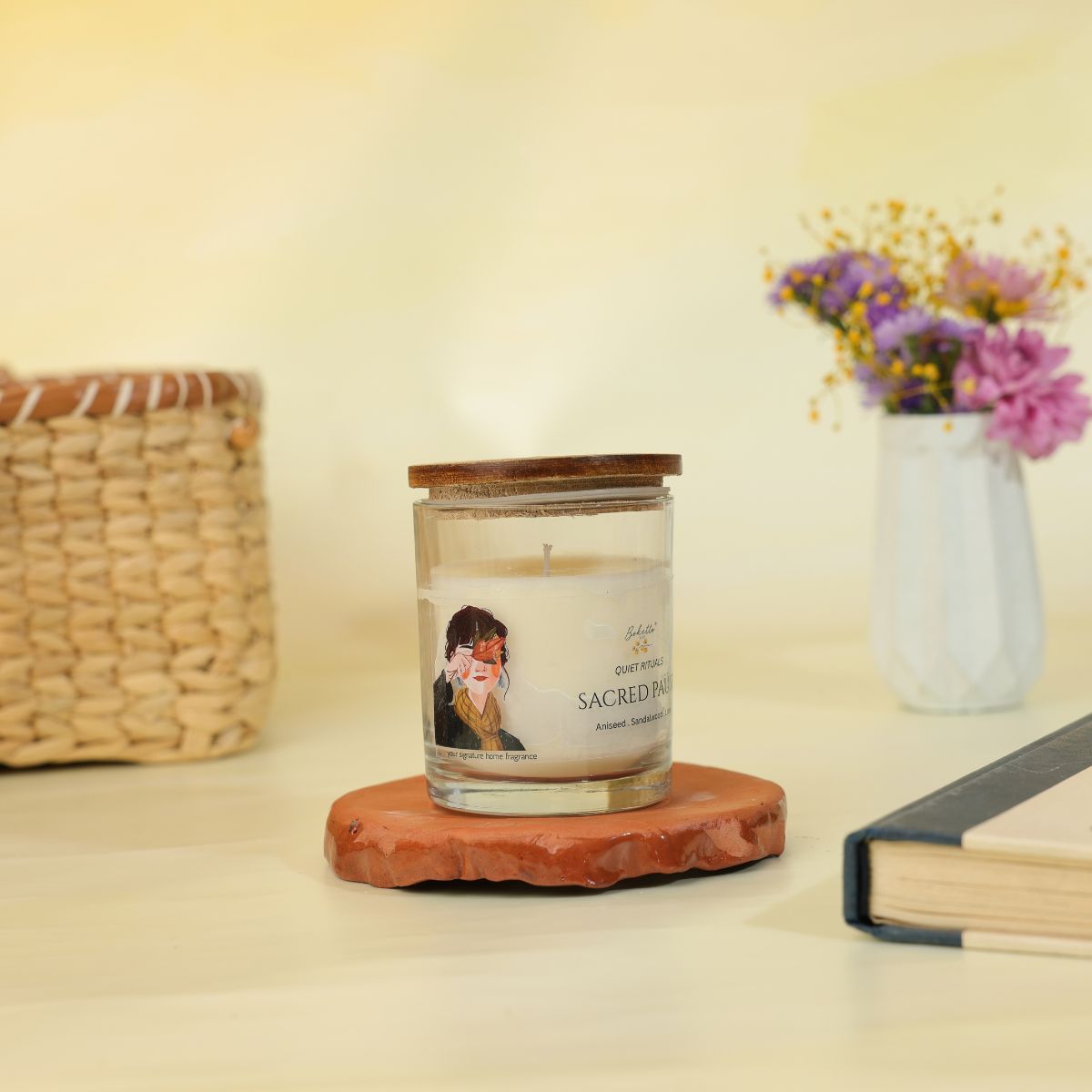 Sacred Pause Candle – Aniseed, Sandalwood & Lime
