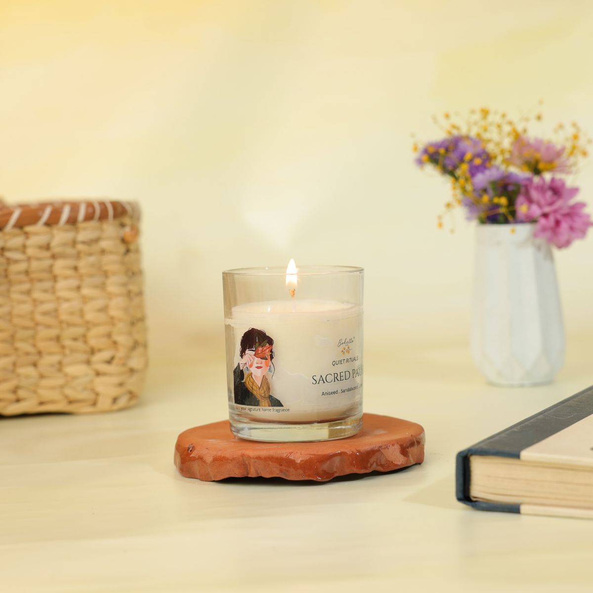 Sacred Pause Candle – Aniseed, Sandalwood & Lime