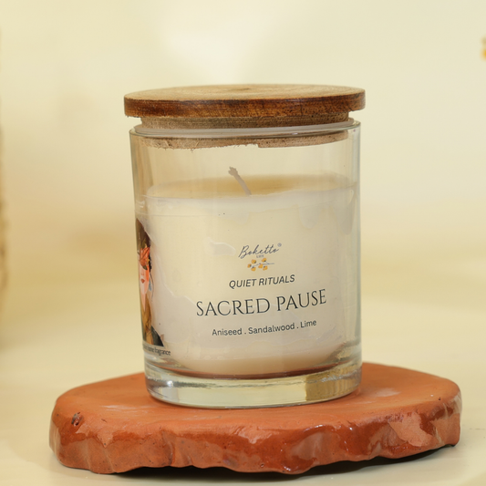 Sacred Pause Candle – Aniseed, Sandalwood & Lime
