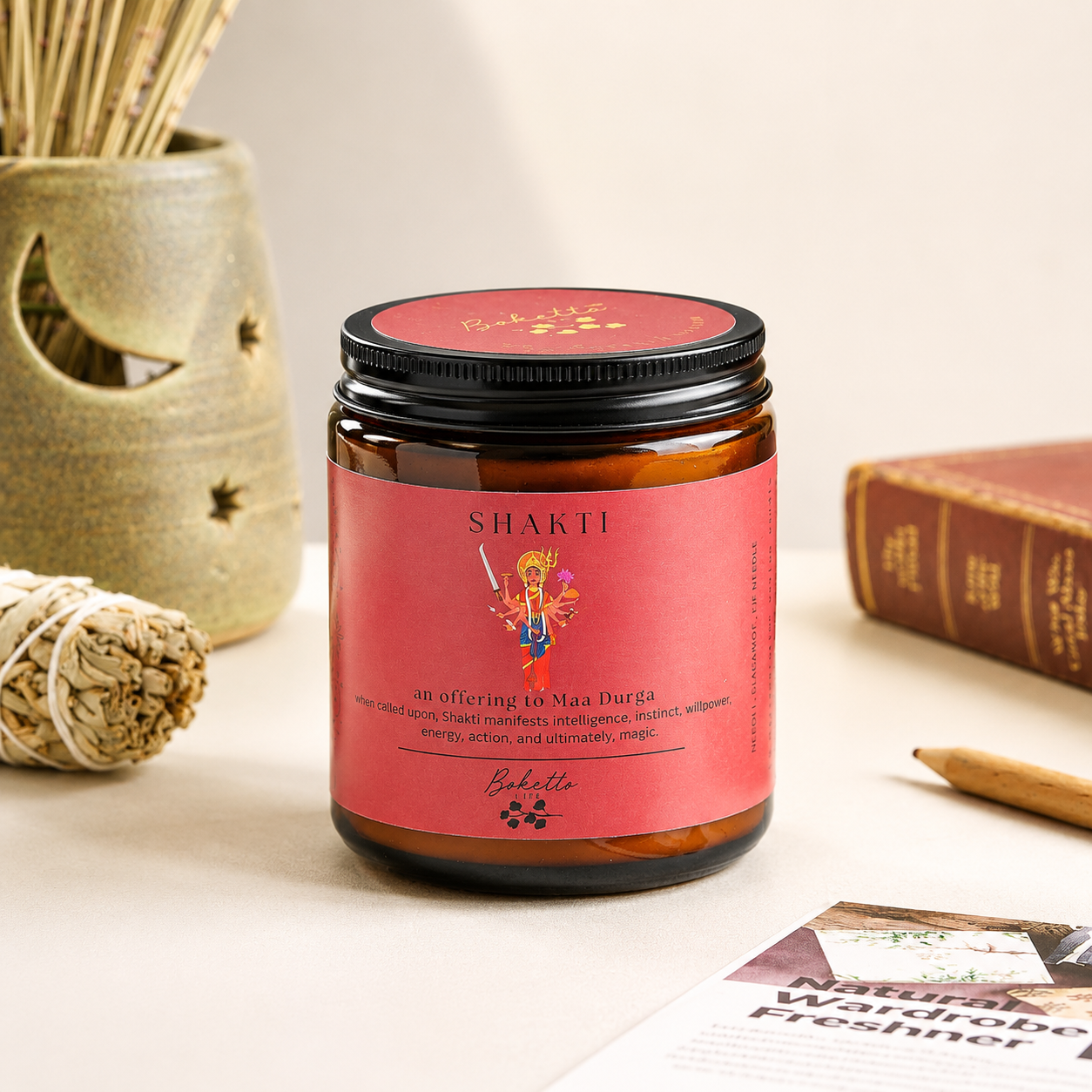 Soy wax candle - Manifestation Candle - Shakti