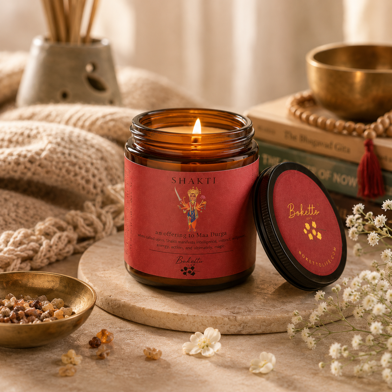 Soy wax candle - Manifestation Candle - Shakti