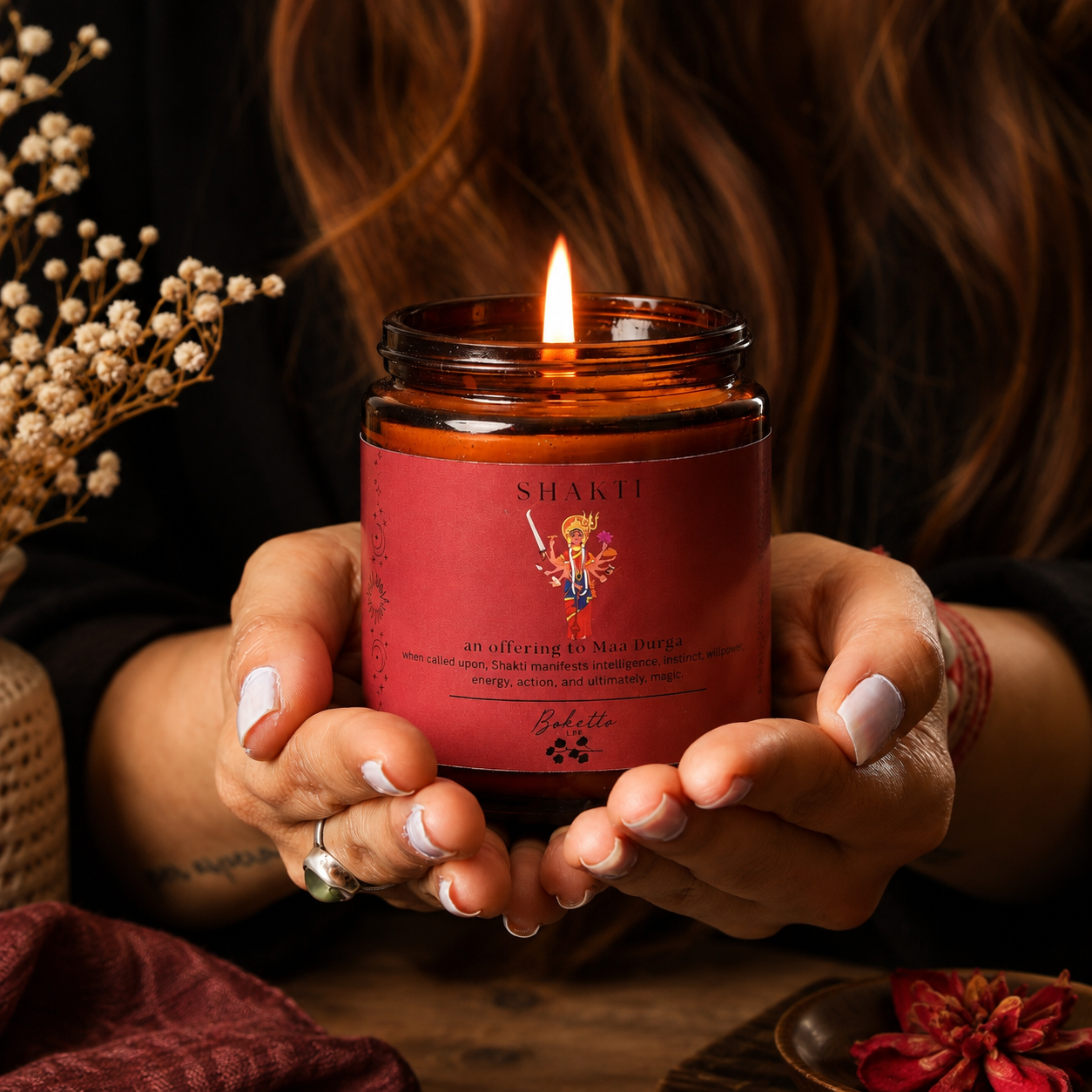 Soy wax candle - Manifestation Candle - Shakti