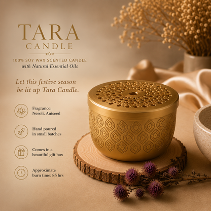 Soy Wax Scented Candle - Tara